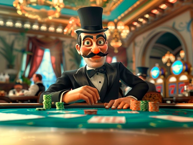 Mega Moolah slot game interface on dax69 daftar showing spinning reels, bet size control, and spin button
